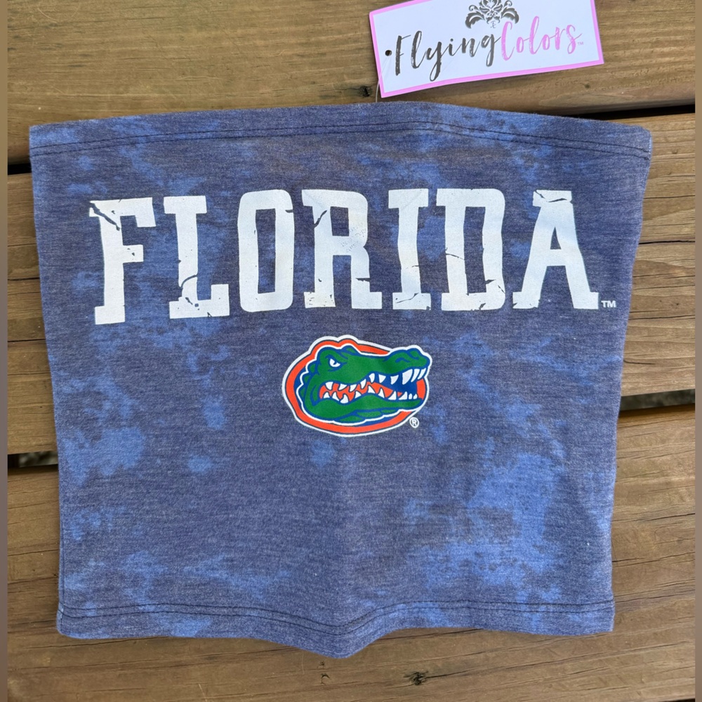 Flying Colors Blue Florida Crop Top